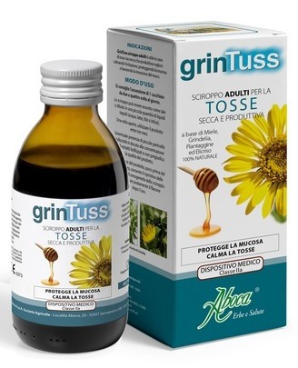 Aboca Grintuss  Adulti Sciroppo 180 g Tosse Secca e Grassa