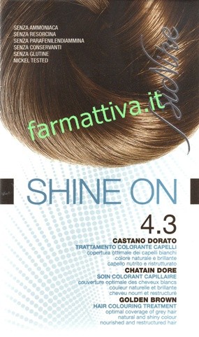 Bionike shine on n.4.3 castano dorato