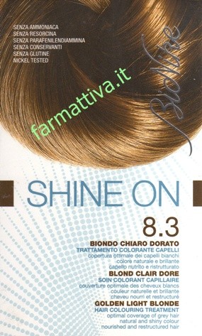 Bionike shine on n 8,3 biondo chiaro dorato