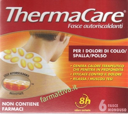 ThermaCare fasce autoriscaldanti per il collo, spalla polso 6 pezzi