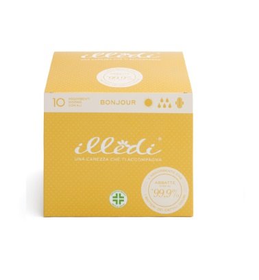 Illedi Bonjour Assorbenti giorno con ali 10 Pezzi
