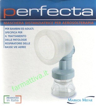 Markos mefar air liquide maschera distanziatrice perfecta per aerosol NEBULA E BIMBONEB