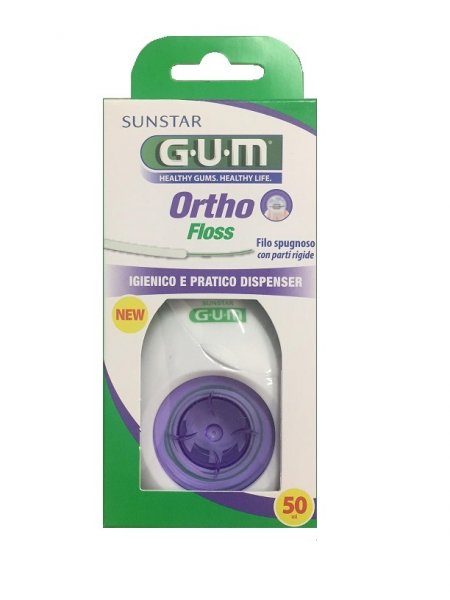 Gum Ortho Floss Filo Spugnoso 50 fili