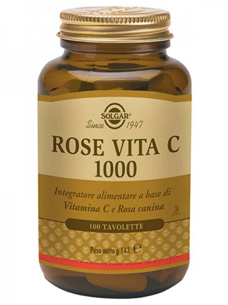 SOLGAR ROSE VITA C 1000 - 100 TAVOLETTE
