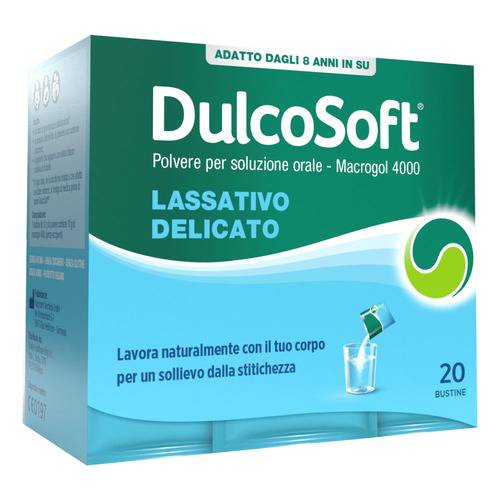 Dulcosoft Polvere Macrogol 4000 20 Bustine Stitichezza