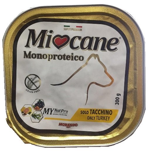 MORANDO MIO CANE MONOPROTEICO SOLO TACCHINO 300G