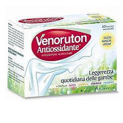 Venoruton Antiossidante 20 Bustine Orosolubili Gambe Stanche e Pesanti