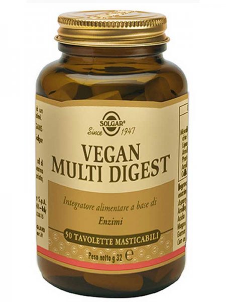 SOLGAR VEGAN MULTI DIGEST 50 TAVOLETTE
