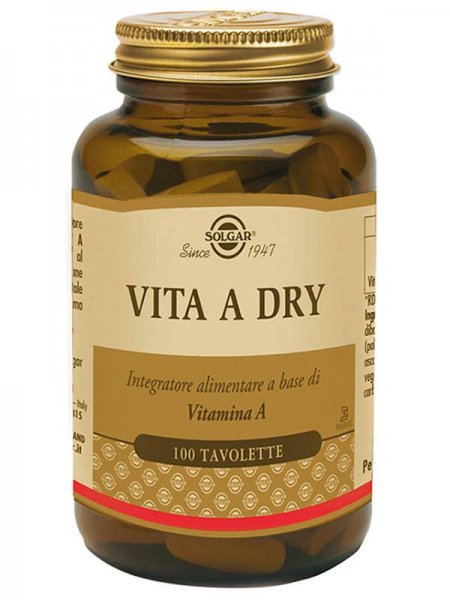 SOLGAR VITA A DRY 100 TAVOLETTE