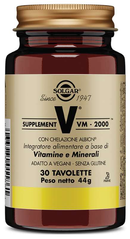 SOLGAR  SUPPLEMENT VM 2000 INTEGRATORE ALIMENTARE 30 TAVOLETTE