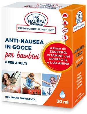 SEA BAND P6 NAUSEA CONTROL ANTI NAUSEA IN GOCCE ADULTI E BAMBINI