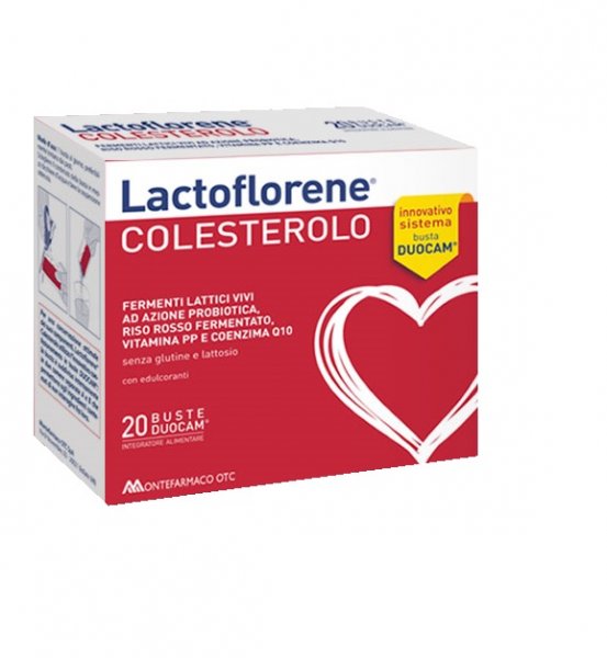Lactoflorene Colesterolo 20 Bustine Fermenti Lattici e Riso Rosso