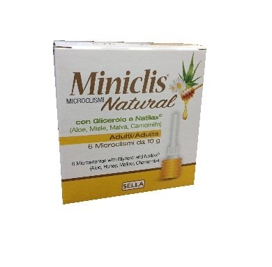 Sella Miniclis Natural Microclismi6 pezzi