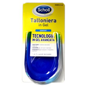 Scholl Talloniera in Gel standard Ideale per tutti i tipi di calzature Misura Grande(41-46)