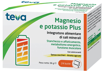 Teva Magnesio e potassio 24 bustine senza zucchero