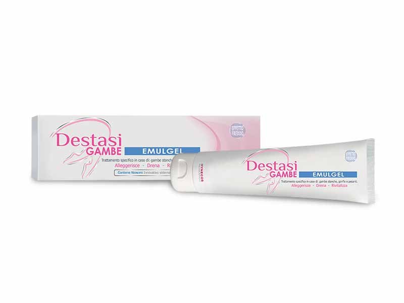 DESTASI GAMBE EMULGEL TRATTAMENTO GAMBE PESANTI E GONFIE EFFETTO FREDDO 75 ML