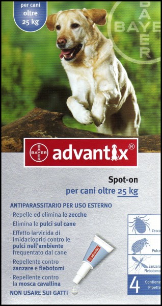 Bayer Advantix  per cani oltre 25kg