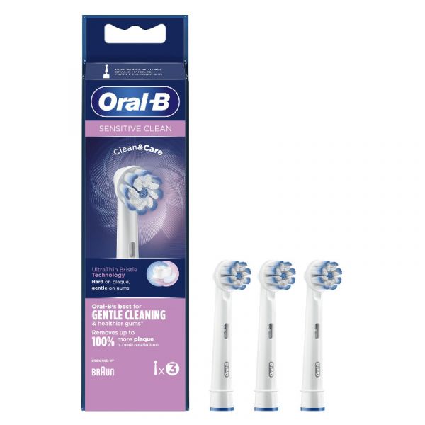 Oral B Sensitive Clean 3 Testine Ricambio