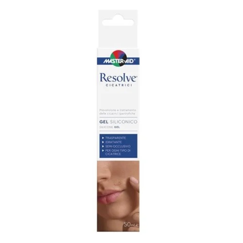Master-Aid Resolve gel per le cicatrici  Siliconico Cicatrici Ipertrofiche E Cheloidi Tubetto Da 50ml