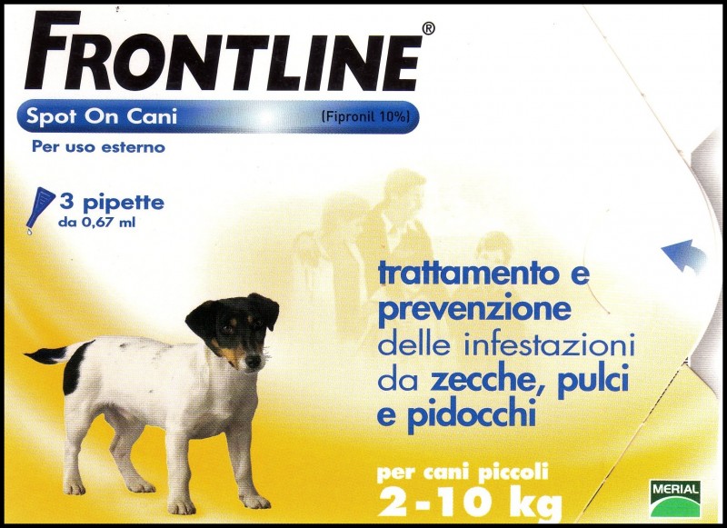 Frontline spot on cani 2-10kg