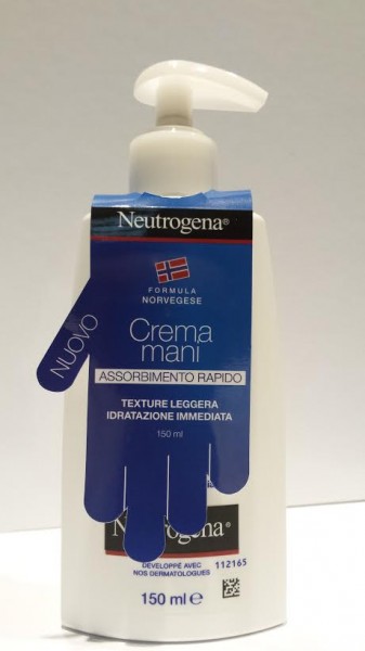 Neutrogena crema mani assorbimento rapido texture leggera 150ml