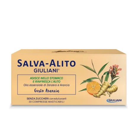 Giuliani Salva alito compresse per alitosi gusto arancia