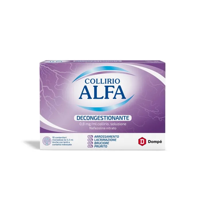COLLIRIO ALFA 10CONTENITORI MONODOSE 0,3ML
