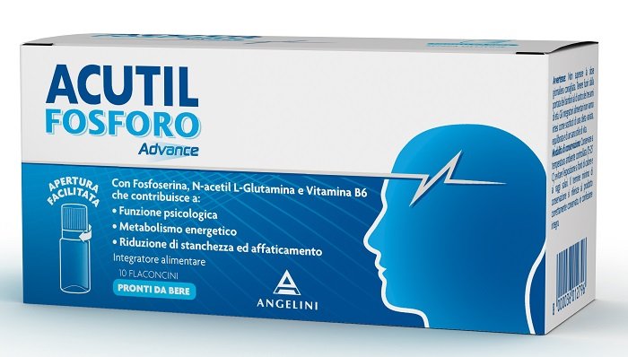 Acutil Fosforo Advance 10 Flaconcini Benessere Mentale