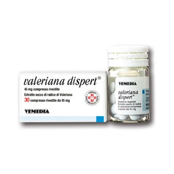 VALERIANA DISPERT 30 COMPRESSE RIVESTITE 45MG