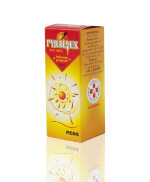 PYRALVEX*FL 10ML 0,5%+0,1% GENGIVALE