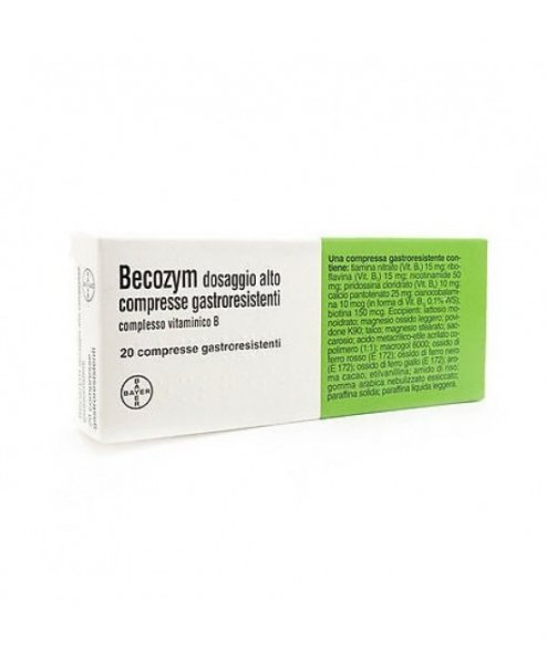 Becozym Dosaggio Alto 20 Compresse