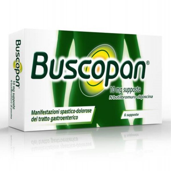 BUSCOPAN 6 SUPPOSTE 10MG