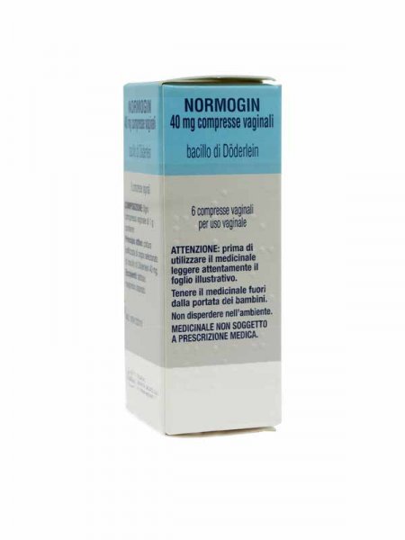 NORMOGIN*6CPR VAG 40MG