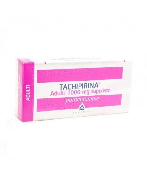 Tachipirina Adulti 1000 mg 10 Supposte Paracetamolo Antipiretico Analgesico