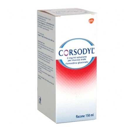 CORSODYL COLUTORIO150ML 200MG/100