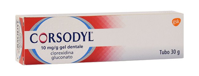 CORSODYL GEL DENTALE 30G 1G/100G