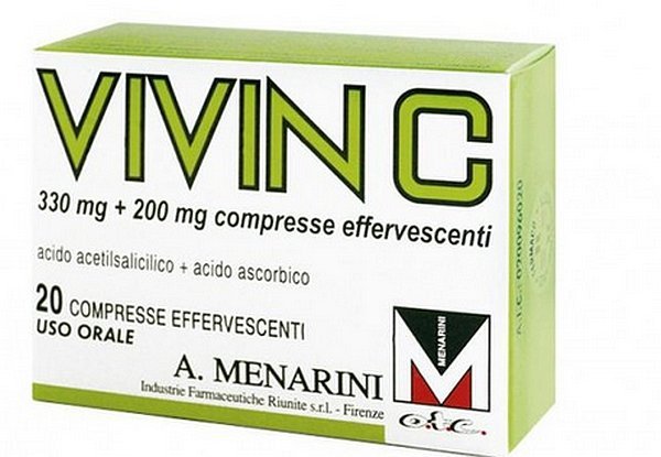 VIVIN C 20 COMPRESSE EFFERVESCENTI 330MG+200MG
