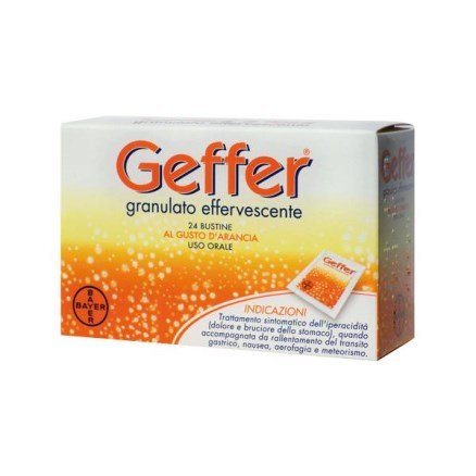 Geffer 24 Bustine Granulato Effervescente Iperacidità