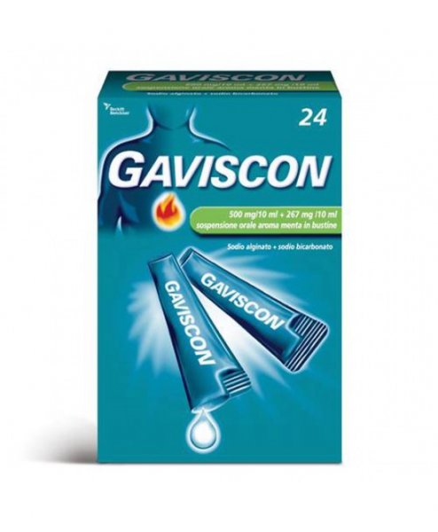 Gaviscon 24 Bustine 500+267MG/10ML