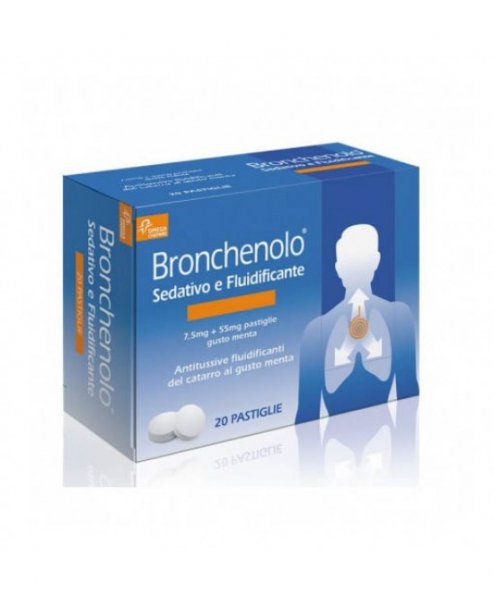 BRONCHENOLO SEDATIVO FLUIDIFICANTE 20PASTIGLIE