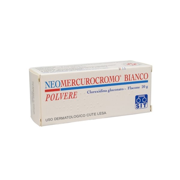 Neomercurocromo Bianco Polvere 5 mg/g 20 g