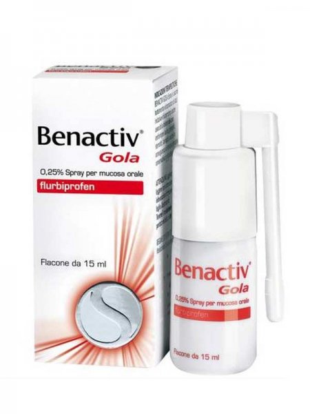 Benactive Gola Spray flurbiprofene 2,5 mg/ml 15 ml