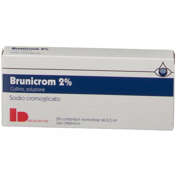 BRUNICROM*COLLIRIO 20CONTENITORI 0,3ML 2%