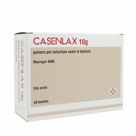 Casenlax Polvere 10 g Macrogol 4000 20 Bustine