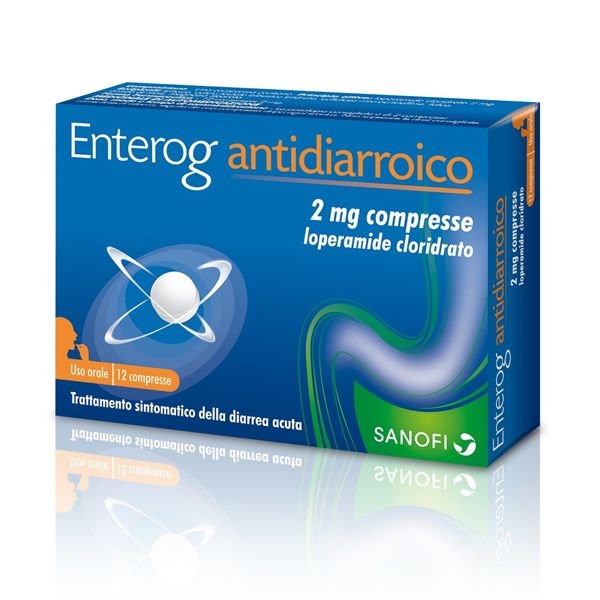 ENTEROG ANTIDIARROICO 12 COMPRESSE 2MG