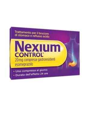 NEXIUM CONTROL 7 COMPRESSE GASTRORESISTENTI 20MG