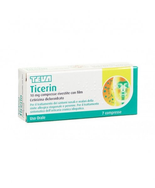 TICERIN 7 COMPRESSE RIVESTITE 10MG
