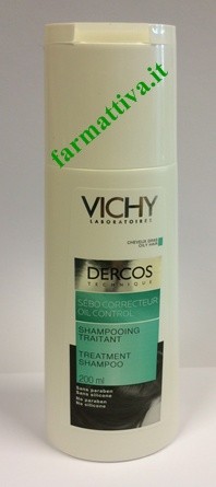 Vichy dercos sebo regolatore shampoo capelli grassi
