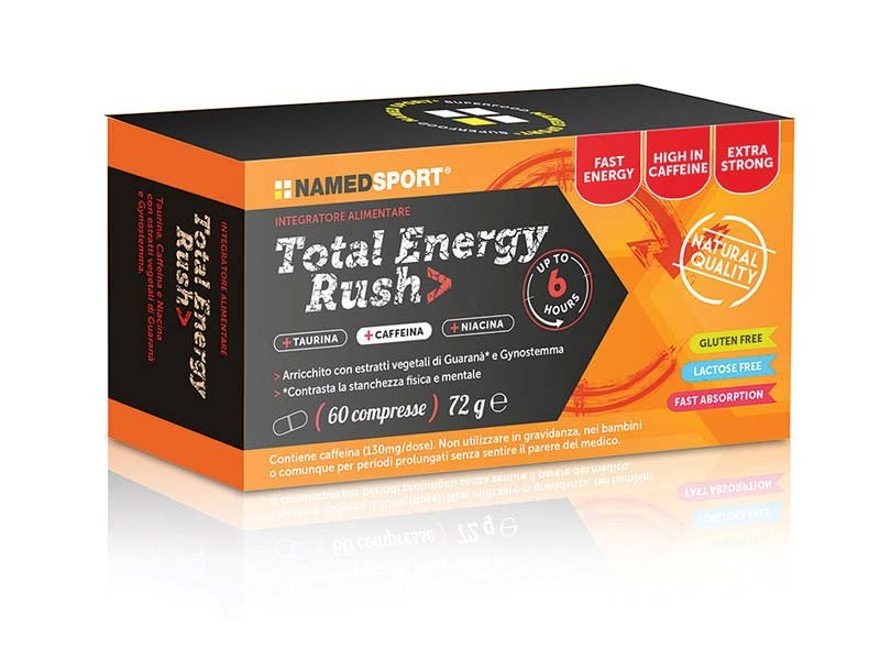NAMED SPORT Total Energy Rush + TAURINA + CAFFEINA + NIACINA
