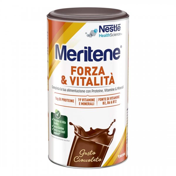 Meritene Forza e Vitalità Cioccolato 270 g Proteico